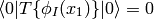 \braket{0|T\{\phi_I(x_1)\}|0}= 0